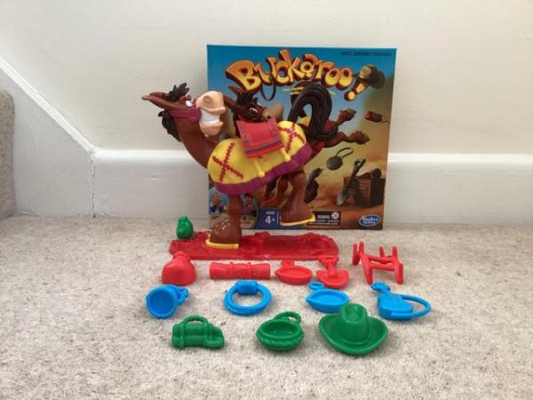 Image 2 of Buckaroo the saddle stacking game with a moody mule