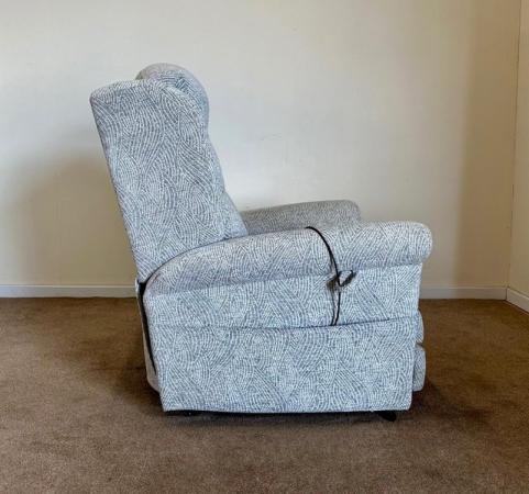 Image 15 of PRIDE ELECTRIC RISER RECLINER DUAL MOTOR GREY CHAIR DELIVERY