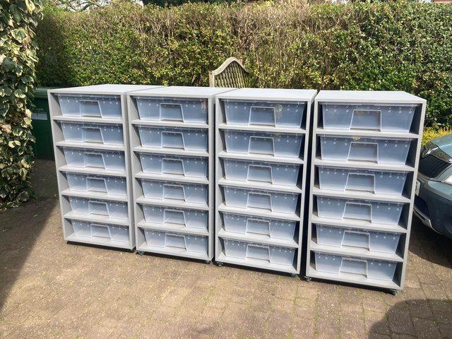 Preview of the first image of Snake racks - New and unused. 55l tubs. £275 each.
