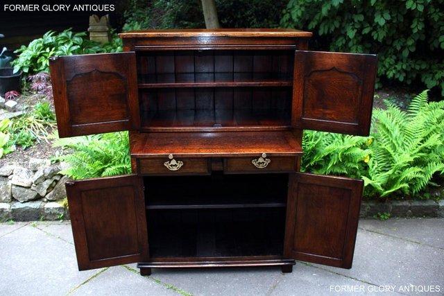 Image 63 of A TITCHMARSH AND GOODWIN OAK WINE CUPBOARD DRINKS CABINET