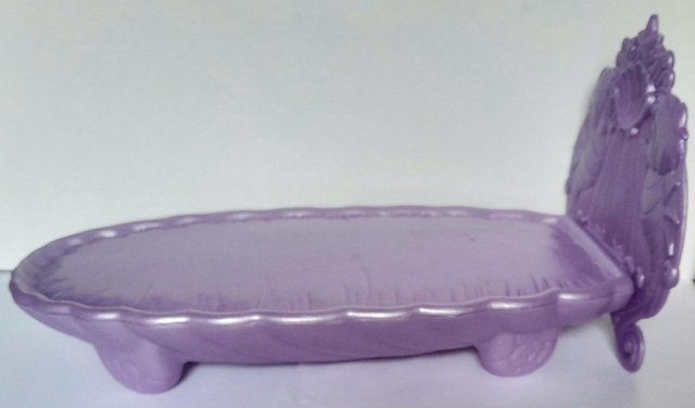 Image 3 of A BARBIE SIZED BED - LILAC - 31 x 18  cm GOOD