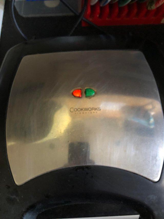 Preview of the first image of Cook Works Sandwich Toaster P/O 349875.