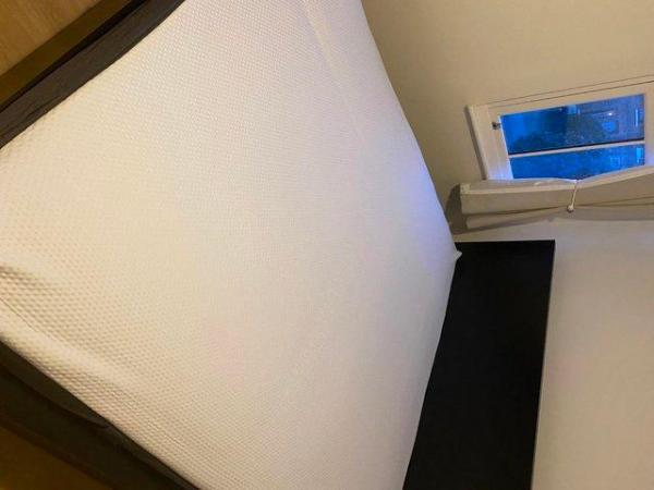 Image 3 of Ikea bed frame & Emma mattress (super king)