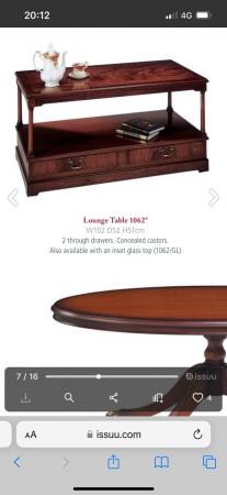Image 1 of Strongbow Furniture coffee / lounge table with 2 drawers