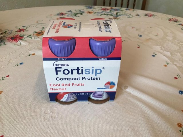 Preview of the first image of Nutrica Fortisip Compact Protein Drinks 27 packs of 4 plus s.