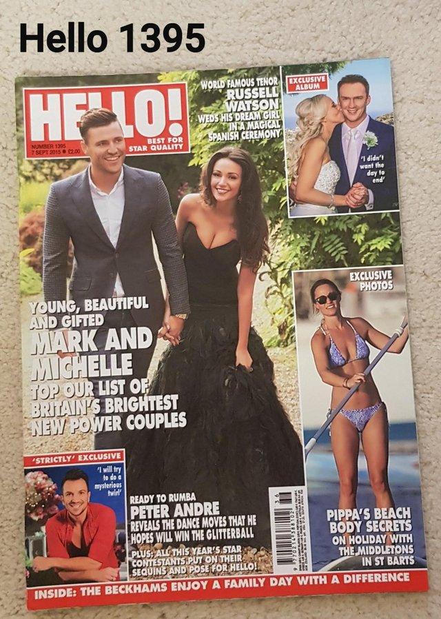 Preview of the first image of Hello Magazine 1395 -Mark & Michelle -Britain's Power Couple.