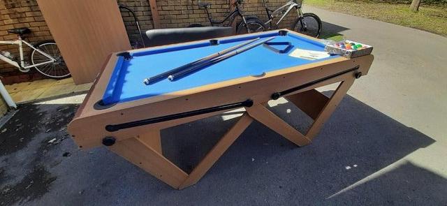 Preview of the first image of Riley 6ft Lay Flat Pool Table.