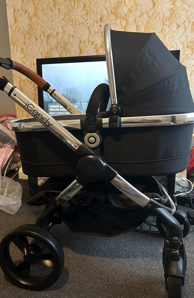 Preview of the first image of Icandy peach 3 pram with car seat.