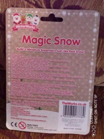 Image 2 of Magic Snow, build a miniature snowman, BNIP