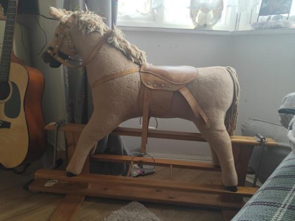 Image 1 of Rocking horse antique excellent condition