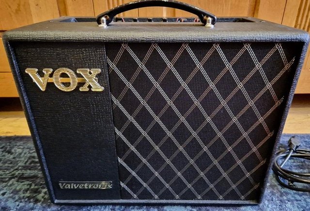 Image 2 of Cort X Electric Guitar - VOX VT20X 1x8" 20W Amp + Cables