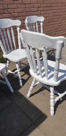 Image 14 of Country style farmhouse dining chairs x 6