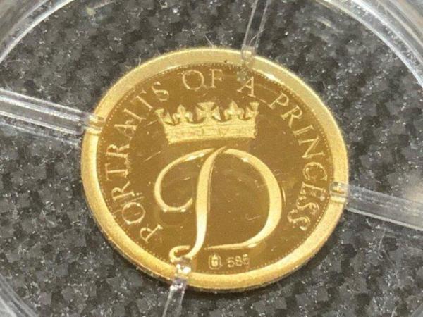 Image 3 of Princess Diana Gold Coin a very rare item