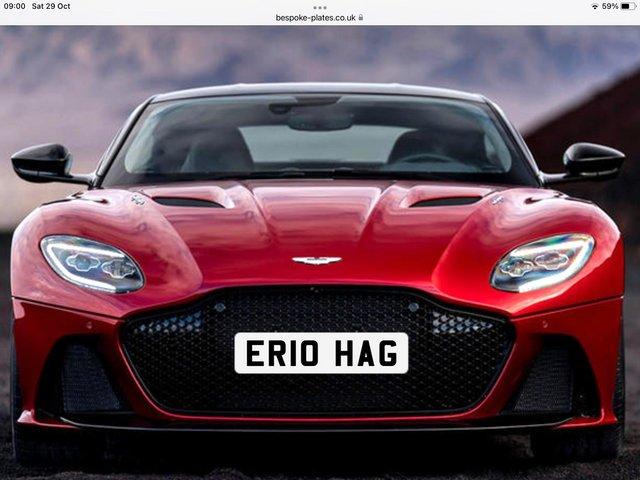 Preview of the first image of Man Utd Cherished Number Plate.