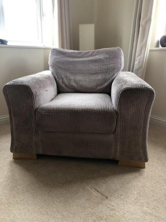 Image 1 of DFS comfy beige armchair