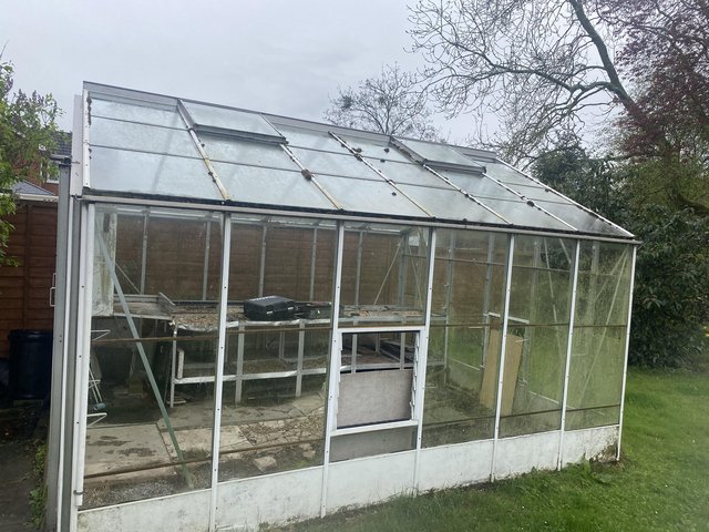 Preview of the first image of Robinsons 10ft x 12ft Greenhouse Dismantled.