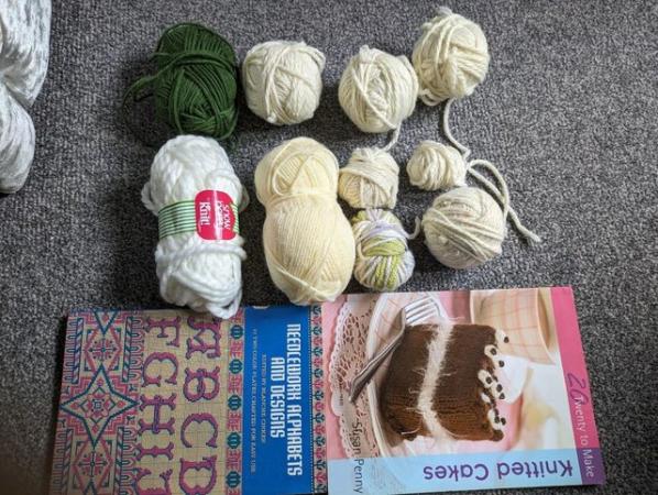 Image 2 of Knitting Books and wool yarns