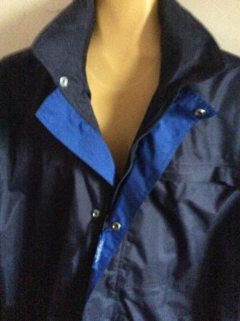 Image 3 of Men’s Navy Blue Raincoat /Anorak Size XL