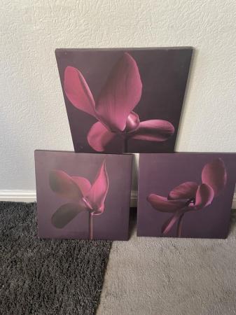 Image 2 of 3 matching canvases for sale