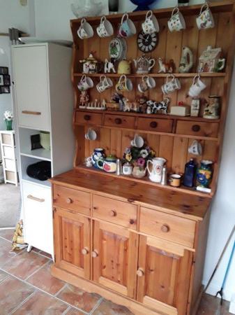 Image 2 of Solid pine Welsh dresser can be taken apart to move