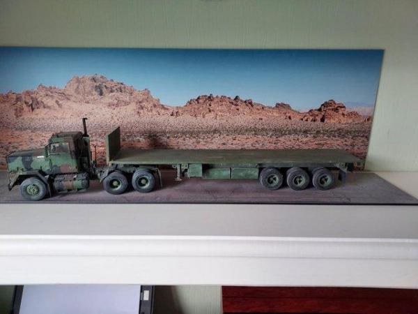Image 2 of 1/35 Scale U.S. Military Truck and Trailer