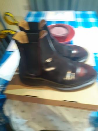 Image 3 of Dr martens boots red size 8