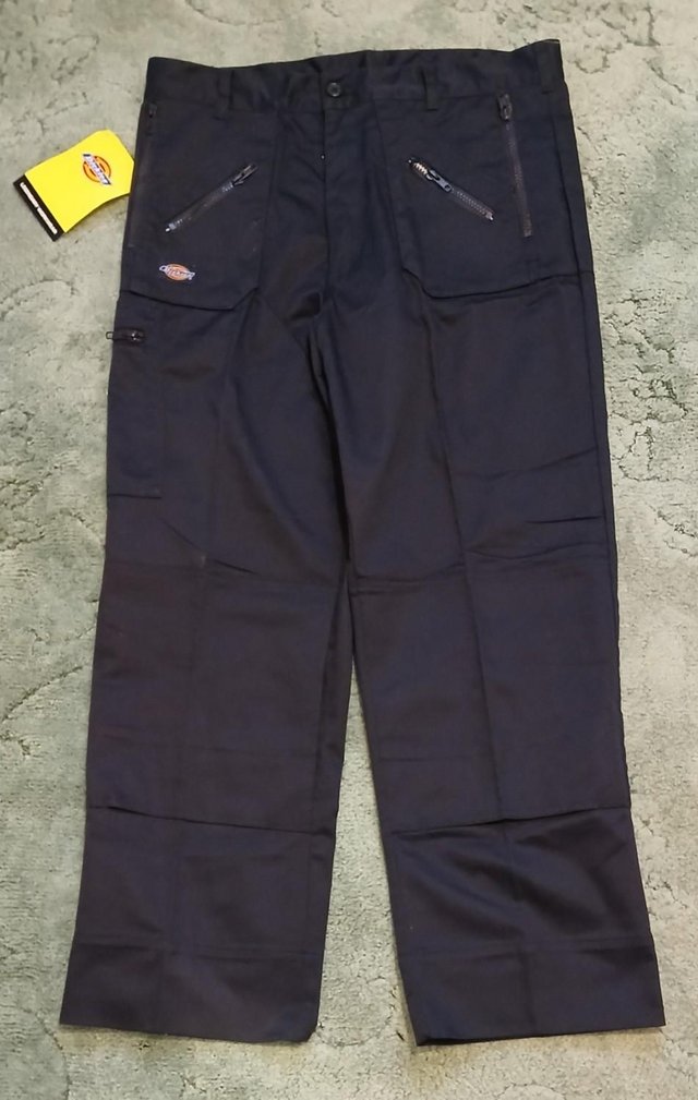 Preview of the first image of Brand New Dickies WD814 Redhawk Action Work Trousers in Navy.