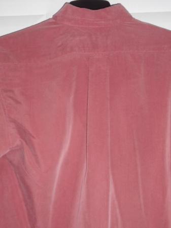 Image 3 of Henley's Men's Shirt Long Sleeve Salmon Pink Single Pocket S