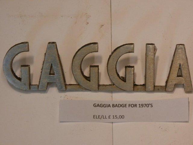 Preview of the first image of Gaggia Badge to fit front of machine.