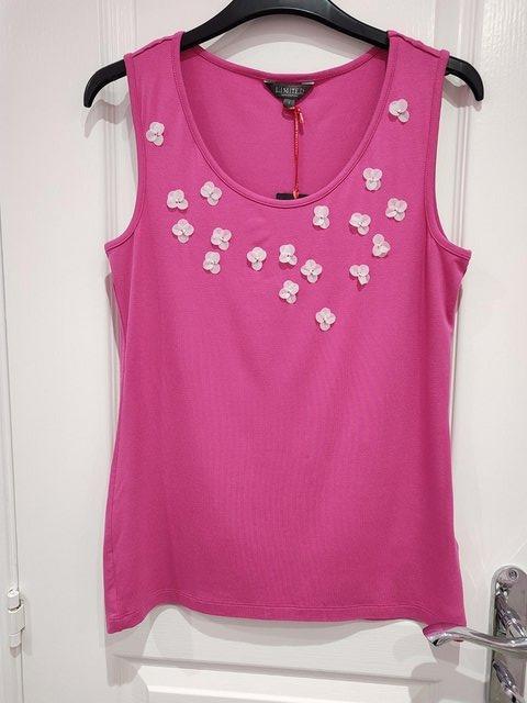 Preview of the first image of New Marks and Spencer M&S Pink Top Size 8.