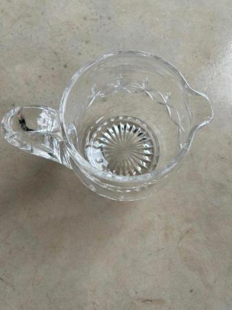 Image 1 of Crystal Jug. Beautiful Large, Heavy, 2 Pint Cut Glass