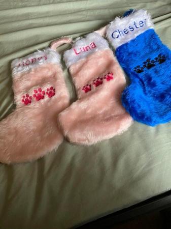 Image 3 of Pet Christmas stockings 3 available