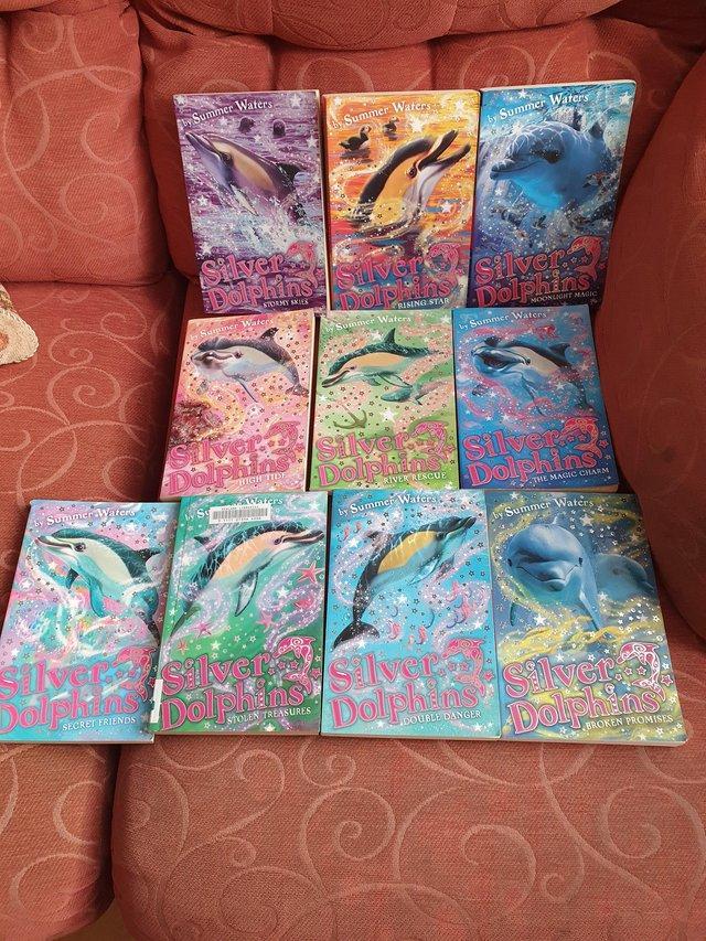Preview of the first image of Silver Dolphins series of ten books by Summer Waters.