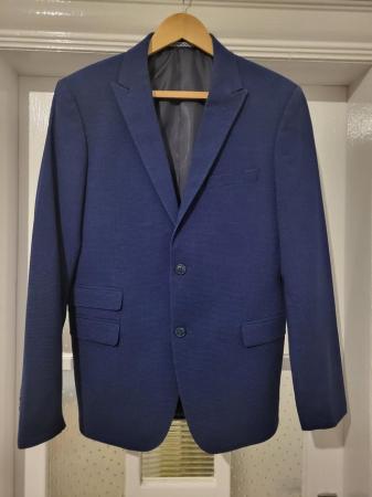 Image 3 of 3 Piece Blue Suit - Slater- 32S Slim Fit
