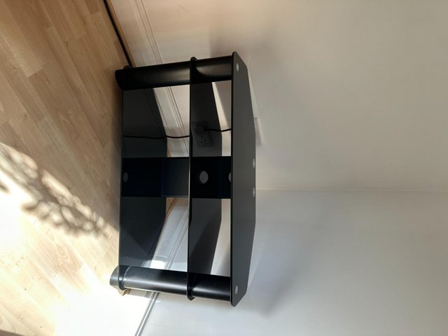 Preview of the first image of TV Stand 3 levels in black.