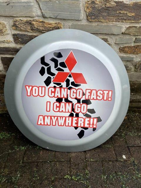 Preview of the first image of Shogun / Pajero Spare Wheel Cover Plastic Disc.