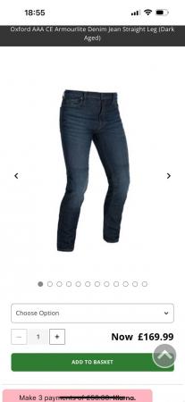 Image 1 of Oxford Ladies bike jeans