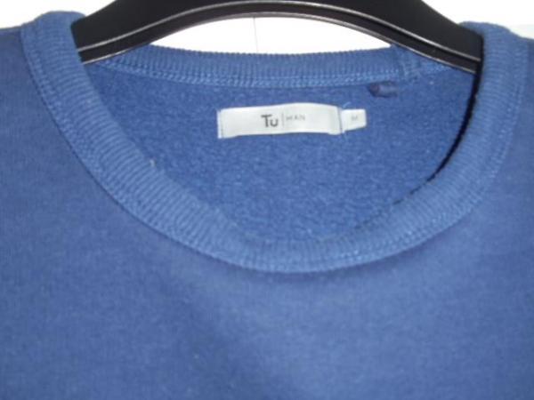 Image 2 of Tu Men's Sweatshirt/Jumper Long Sleeve Royal Blue Fleece M