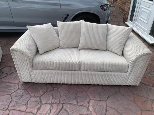 Image 3 of Two and three seater sofa settee jumbo cord