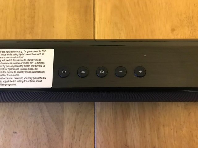 Preview of the first image of Logik 2.1 channel soundbar.