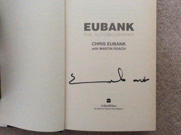 Image 1 of Chris Eubank Hardback Autographed Book