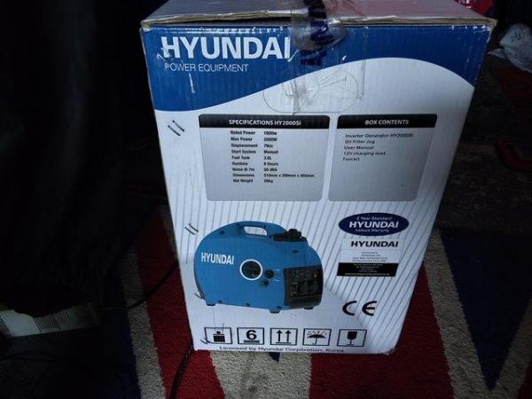 Image 2 of hy2000i,brand new.hyundai generator perfect condition