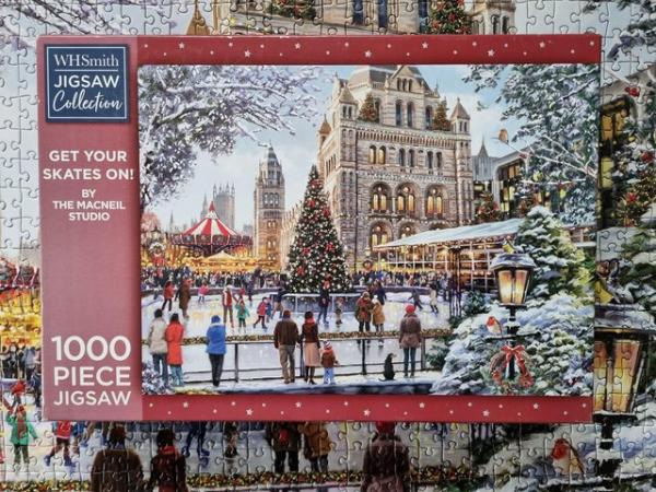 Image 3 of 1000 piece jigsaw called GET YOUR SKATES ON by W.H.SMITH