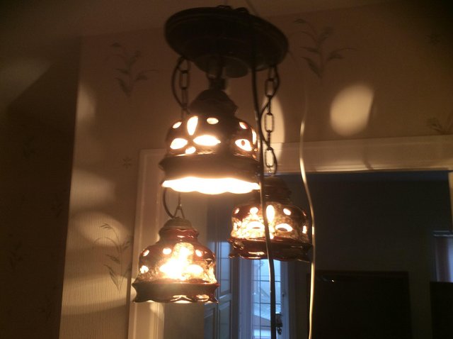 Preview of the first image of Vintage ceiling centre light.