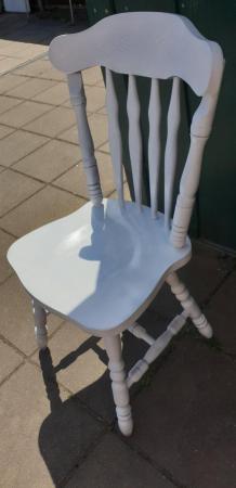 Image 2 of Country style farmhouse dining chairs x 6