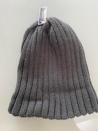 Image 1 of Grey Beanie Hat Brand New with Label