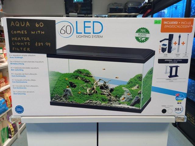 Preview of the first image of Aquarium 60 LED lighting system.