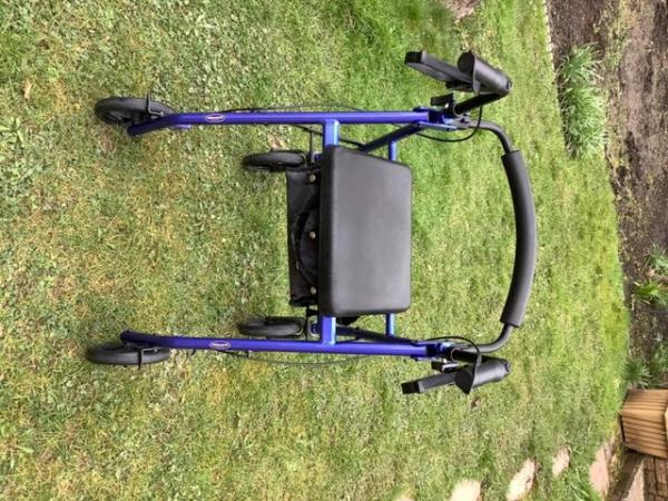 Image 1 of Lightweight Rollator with seat