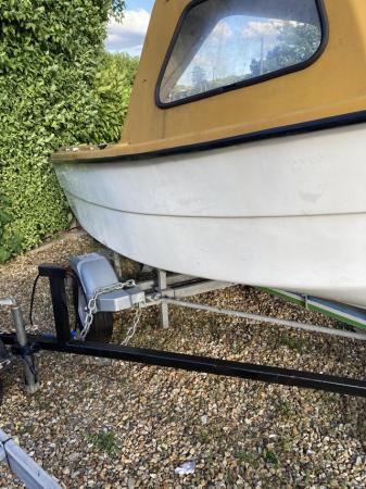 Image 1 of 14 ft cabin boat good condition