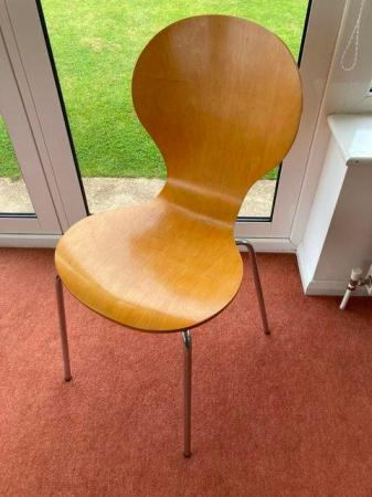 Image 1 of Kimberley Keeler style  BentWood & Chrome desk/dining chair